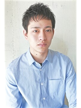 コンビネーション(combination) 爽やかショート ナチュラルツーブロック アシメ前髪 絶壁カバー