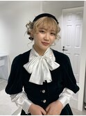 ヘアセット/ヘアアレンジ/お呼ばれヘア/【永尾しおり】