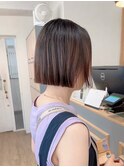 小顔タッセルボブ×美髪[ぱつっとボブ/縮毛矯正/横浜韓国]