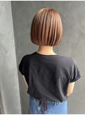 オレンジベージュ/ボブ