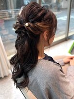 チャオ バイ ミチ(Chao by MICHI)&nbsp;【ChaoMICHI yuika】ヘアセット　ハーフアップ　ハーフお団子