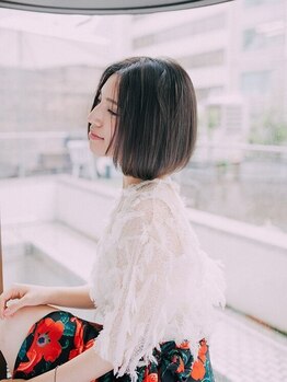 ラポールサロンハナレ 新浦安(Rapport salon HANARE)の写真/《新浦安☆髪質改善個室サロン》白髪カバーに髪質改善も合わせることでサラサラの手触り＆艶髪が叶います★