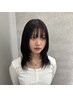 透明感カラー+韓国レイヤーカット＋上質TR＋韓国巻き仕上げ￥9900