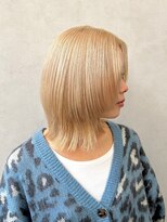 クム 横浜(qumu)&nbsp;【qumu 横浜】ブリーチ×ウルフヘア