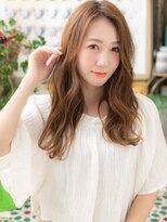 カバーヘア ブリス 志木南口駅前店(COVER HAIR bliss)&nbsp;アシンメトリー外国人風フリンジウェーブc6志木20代30代40代