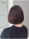 グラデーションカラーボブ