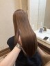 【圧倒的艶】髪質改善ストレート+似合わせカット+バイカルテトリートメント
