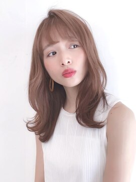 セイドット オモテサンドウ(Say. omotesando) Say.ロングレイヤーミルクティーベージュハイトーン表参道青山