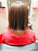 切りっぱなしボブ