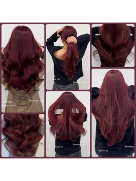 ジュイル シブヤ(JEWIL SHIBUYA) 深みのあるボルドーヘア