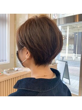 ショートボブ/丸み/襟足/中村卓也