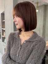 ロンドワン 三宮元町(Lond one)&nbsp;韓国ボブ/艶髪カラー/小顔ボブ/切りっぱなしボブ