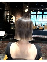 オーガニック アトリエ 大宮(organic+atelier)&nbsp;透明感ハイライト白髪ぼかしグレージュ30代40代50代