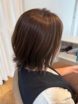 カミエ(kamie)&nbsp;ブラウンボブ×カット,カラー,トリートメント完成