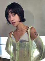 ブローチ 表参道(broocH)&nbsp;コンパクトボブ /黒髪ボブ /顔まわりカット /モードボブ