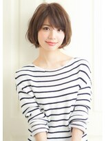 ルエ(rue) 大人可愛い☆ボーダーショート