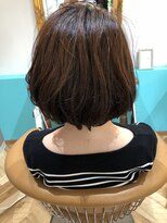 ロンドアベニール 北千住(Lond avenir)&nbsp;毛先パーマのゆるっとボブ☆担当 店長 川上功介