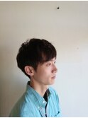 2ブロックアレンジショートヘア