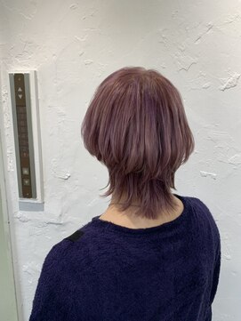 ピチカート パクト(pizzicato pacto) マッシュウルフ　ピンクアッシュ