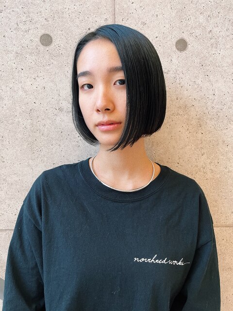 【バタ髪】ストレートボブ instagram@sofa_kawabata
