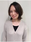 くびれボブ × チークバング