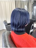 切りっぱなし ブルーカラー