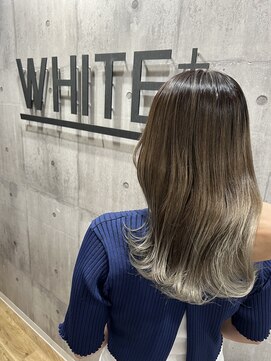 アンダーバーホワイト 南海難波店(_WHITE) 【＿white+】