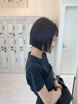 マッシュ(MASHU) ミニボブ ぱっつん前髪◎20代30代40代50代