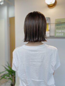 アンドチル 渋谷(AND CHILL) 多毛さんでもお任せ♪ぱつっとボブ/ミニボブ【AND CHILL渋谷】