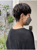 【cres奈佳子】コンパクトハンサムマッシュショート×黒髪