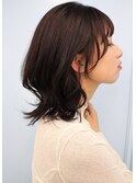 ミディアムレイヤースタイルｍ