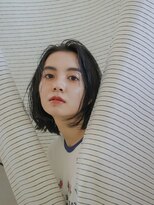 マイ ヘア デザイン 岡崎(MY hair design)&nbsp;前髪/マチルダボブ/ピンクベージュ/インナーグレージュ/岡崎