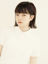 オンク 新宿(onk)&nbsp;黒髪/グレーベージュ/レイヤーロング/前髪パーマ[新宿駅]