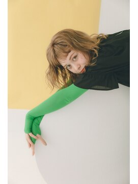 ラブハーツアンドビー マツヤマ(luve heart's And Be matsuyama) ハイトーン ベージュカラー ミディアム