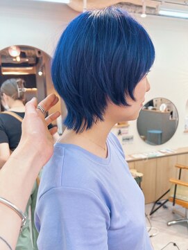 シビバイレボ(CIBI by revo) 地毛風カラー/ナチュラルレイヤーカット/ショートボブ[船橋]