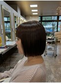 切りっぱなしボブ(^^)宮崎/切りっぱなし/カット
