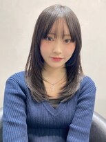 エトラ 渋谷店(etora) 小顔 フェミニンロング メルティーカラー 似合わせカット"