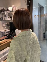 コワファーストナガサキシャンプーボーイ(COIFF1RST NAGASAKI SHAMPOO BOY)&nbsp;大人ショートボブ丸みショートカットマッシュショート前髪あり