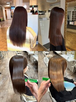 シャンプーボーイ 宮崎駅前店(SHAMPOO BOY)の写真/クセ/うねりでお悩みの方に◎ダメージレスなのに何度も触りたくなる柔らかな手触りに♪【宮崎/縮毛矯正】