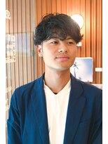 ビュートリアム 鎌倉小町(BEAUTRIUM)&nbsp;[BEAUTRIUM鎌倉小町]メンズ2ブロックパーマ[渡沼一喜]