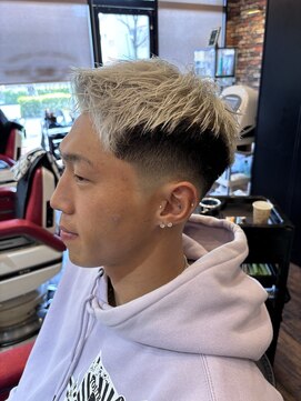 セカンド髪チョス 武蔵浦和店(2ND 髪 chos) スキンフェード×ハイトーン