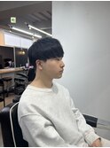 神田脩弥/刈り上げマッシュ/ブルーブラック/ナチュラルマッシュ