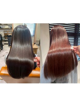 《話題のアフィアコネクトTR導入》サラッとした軽やかな質感を重視される方に◎[大船/髪質改善/縮毛矯正]