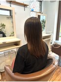 白髪染め白髪ぼかし大人かわいいミディアムショートボブ40代50代