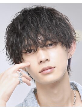 リップス 天神(LIPPS) 【LIPPS天神】ツーブロ波巻きスパイラルパーママッシュウルフ