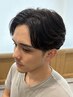 【王道】カット+毛流れニュアンスパーマ¥13000(西葛西/メンズパーマ)