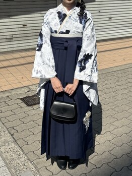 ルピナス(Lupine.)の写真/早朝6時~受付◎卒業式ヘアセット+袴着付け¥8,800とびきり可愛く気分アガる!プロ仕上げで最高の思い出に