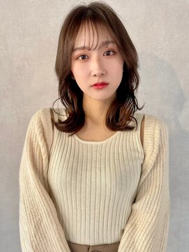 アッシュ 中野店(Ash) イメチェン/似合わせカット/フルバング/レッドブラウン/中野