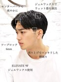 爽やかショートシェービングナチュラルビジネススタイルパーマ