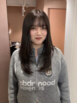 ニカ(NICA) 【NICA】チョコブラウンとレイヤーカット :北村